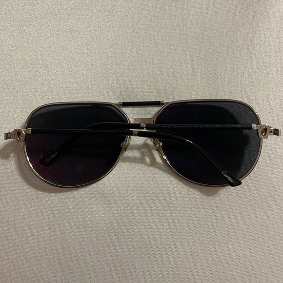 Cartier premier sunglasses black and platinum - Picture 13 of 13